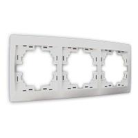 РАМКА МИРА 3-АЯ ГОРИЗОНТАЛЬНАЯ Б/ВСТ МИРА БЕЛЫЙ