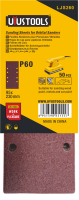 Лист шлифовальный для ВШМ UYUSTOOLS LJS260, №60, 95х230 мм, 50 шт