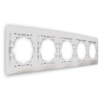 РАМКА МИРА 5-АЯ ГОРИЗОНТАЛЬНАЯ Б/ВСТ МИРА БЕЛЫЙ