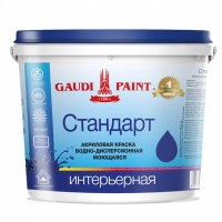 АКРИЛОВАЯ КРАСКА ИНТЕРЬЕРНАЯ "СТАНДАРТ" GAUDI 25 КГ АКРИЛОВАЯ КРАСКА ИНТЕРЬЕРНАЯ "СТАНДАРТ" GAUDI 25 КГ