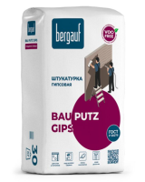 ШТУКАТУРКА ГИПСОВАЯ BERGAUF BAU PUTZ GIPS 30 КГ