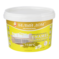 БЕЛЫЙ ДОМ PROFESIONAL ENAMEL РАДИАТОРНАЯ КРАСКА 0,8КГ БЕЛЫЙ ДОМ PROFESIONAL ENAMEL РАДИАТОРНАЯ КРАСКА 0,8КГ