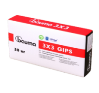УНИВЕРСАЛЬНАЯ ГИПСОВАЯ СМЕСЬ BAUMA 3X3 GIPS
