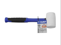 КИЯНКА ЗУБР 450Г РЕЗИНОВАЯ БЕЛАЯ С ФИБЕРГЛАССОВОЙ РУКОЯТКОЙ