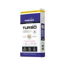 «TURBO » быстросхватывающаяся полусухая стяжка, 25кг