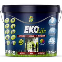 КРАСКА РАДУГА  EKO LIFE МОЮЩАЯСЯ ГИПОАЛЛЕРГЕННАЯ АКРИЛОВАЯ 1,3КГ КРАСКА РАДУГА  EKO LIFE МОЮЩАЯСЯ ГИПОАЛЛЕРГЕННАЯ АКРИЛОВАЯ 1,3КГ