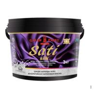 КРАСКА ДЕКОРАТИВНАЯ "SATI SILK" ЗОЛОТО 3 КГ КРАСКА ДЕКОРАТИВНАЯ "SATI SILK" ЗОЛОТО 3 КГ