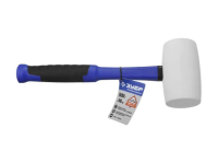 КИЯНКА ЗУБР 680Г РЕЗИНОВАЯ БЕЛАЯ С ФИБЕРГЛАССОВОЙ РУКОЯТКОЙ