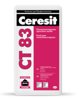 CERESIT CT 83. КЛЕЕВАЯ СМЕСЬ ДЛЯ КРЕПЛЕНИЯ ПЛИТ