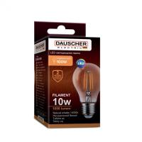 ЛАМПА LED FILAMENT A60 10W E27 4000K (DAUSCHER)