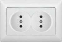 РОЗЕТКА С/З БЕЛЫЙ АНУРА