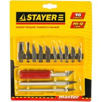 НАБОР РЕЗЦЫ STAYER MASTER ДЛЯ ТОЧНЫХ РАБОТ 16ШТ