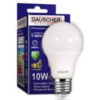 ЛАМПА LED A60 10W E27 6400K (DAUSCHER)