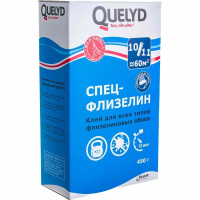 КЛЕЙ ОБОЙНЫЙ СПЕЦ-ФЛИЗЕЛИН 0,45КГ QUELYD КЛЕЙ ОБОЙНЫЙ СПЕЦ-ФЛИЗЕЛИН 0,45КГ QUELYD