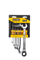 Набор ключей комбинированных с трещоткой UYUSTOOLS YOR701Z, 7 шт.