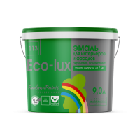 ЭМАЛЬ ECO-LUX ДЛЯ ИНТЕРЬЕРА И ФАСАДА РАДУГА-113 АКРИЛОВАЯ 0.9Л ЭМАЛЬ ECO-LUX ДЛЯ ИНТЕРЬЕРА И ФАСАДА РАДУГА-113 АКРИЛОВАЯ 0.9Л