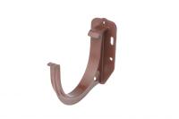 КРОНШТЕЙН ЖЕЛОБА ПВХ  КОРИЧНЕВЫЙ 1УП-100ШТ