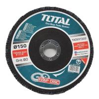 ШЛИФОВАЛЬНЫЙ ЛЕПЕСТКОВЫЙ ДИСК TOTAL Р40 TAC631151 115X22 ММ ШЛИФОВАЛЬНЫЙ ЛЕПЕСТКОВЫЙ ДИСК TOTAL Р40 TAC631151 115X22 ММ
