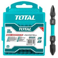 БИТЫ ТОРСИОННЫЕ TOTAL INDUSTIAL PH2 50MM. 10ШТ БИТЫ ТОРСИОННЫЕ TOTAL INDUSTIAL PH2 50MM. 10ШТ