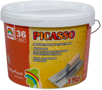 ШТУКАТУРКА ДЕКОРАТИВНАЯ PICASSO РАДУГА-36  15КГ ШТУКАТУРКА ДЕКОРАТИВНАЯ PICASSO РАДУГА-36  15КГ