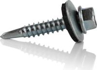 КРОВЕЛЬНЫЙ ШУРУП 6ГРАН.С ШАЙБОЙ СИЛИКОНОВАЯ ПОДКЛАДКА  5,5*50