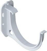 КРОНШТЕЙН ЖЕЛОБА ПВХ  БЕЛЫЙ 1УП-100ШТ