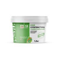 КЛЕЙ "СУПЕРМАСТИКА" "РАДУГА-18" АКРИЛОВЫЙ 1,5 КГ. КЛЕЙ "СУПЕРМАСТИКА" "РАДУГА-18" АКРИЛОВЫЙ 1,5 КГ.