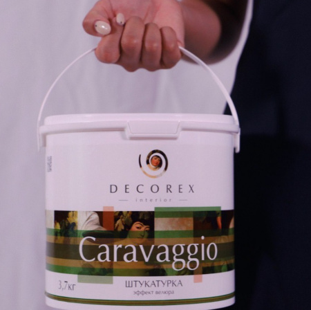 ДЕКОРАТИВНАЯ ШТУКАТУРКА DECOREX CARAVAGGIO 3.7 КГ