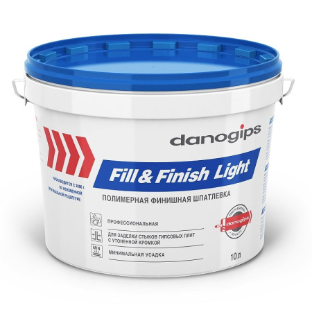 УНИВЕРСАЛЬНАЯ ГОТОВАЯ ШПАТЛЕВКА SHEETROCK FILL&FINISH LIGHT 10Л