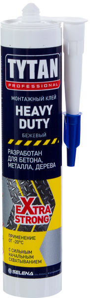 КЛЕЙ МОНТАЖНЫЙ TYTAN HEAVY DUTY 310ML КЛЕЙ МОНТАЖНЫЙ TYTAN HEAVY DUTY 310ML