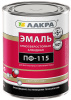 АЛКИДНАЯ КРАСКА ЭМАЛЬ ЛАКРА АТМОСФЕРАСТОЙКАЯ ПФ-115 ЧЕРНЫЙ 0,9 КГ