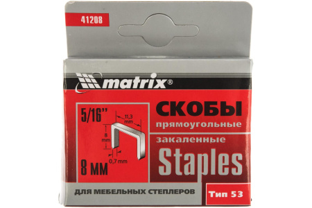 СКОБА MATRIX 8*53