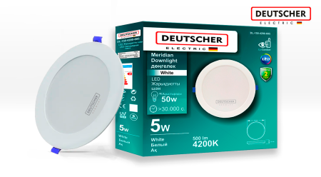 СВЕТИЛЬНИК ВСТРАИВАЕМЫЙ MERIDIAN DOWNLIGHT КРУГЛЫЙ С/У 16W 4200K (DAUSCHER)