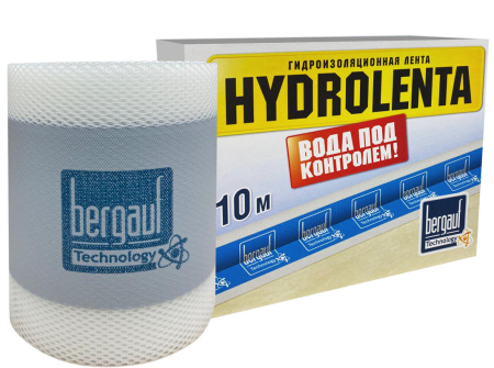 ГИДРОИЗОЛЯЦИОННАЯ ЛЕНТА BERGAUF  HYDROLENTA 10М