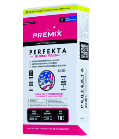 PREMIX PERFEKTA Q2 (25КГ) СУПЕРФИНИШНАЯ ШПАТЛЕВКА