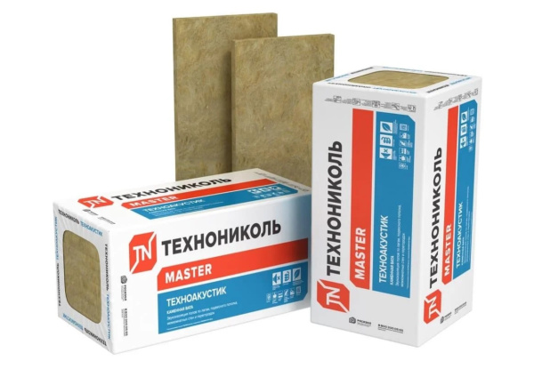 Минвата в плитах ТЕХНОНИКОЛЬ ТЕХНОАКУСТИК 50*1200*600 Минвата в плитах ТЕХНОНИКОЛЬ ТЕХНОАКУСТИК 50*1200*600