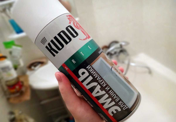 КРАСКА АЭРОЗОЛЬНАЯ KUDO БЕЛАЯ ДЛЯ ВАННЫ КРАСКА АЭРОЗОЛЬНАЯ KUDO БЕЛАЯ ДЛЯ ВАННЫ
