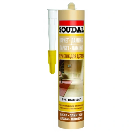 ПАРКЕТНЫЙ ГЕРМЕТИК 15*280МЛ СОСНА АКРИЛОВЫЙ SOUDAL