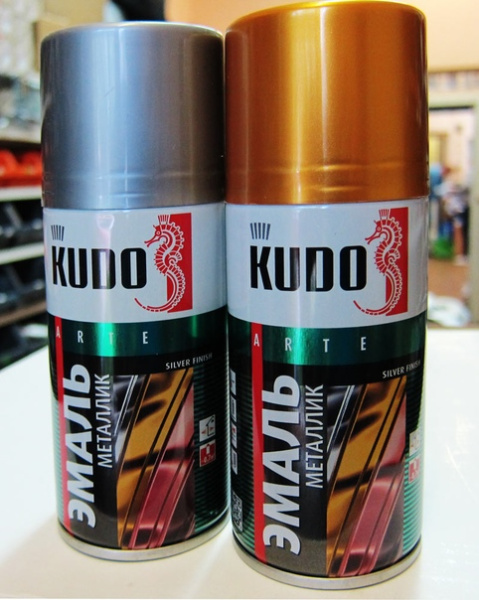 КРАСКА АЭРОЗОЛЬНАЯ KUDO СЕРЕБРО КРАСКА АЭРОЗОЛЬНАЯ KUDO СЕРЕБРО