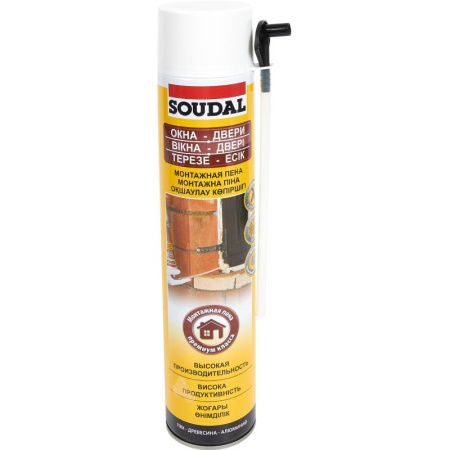 ПЕНА РУЧНАЯ 12*750МЛ МОНТАЖНАЯ SOUDAL