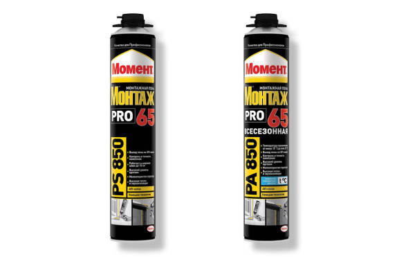 МОМЕНТ МОНТАЖ (ПУ ПЕНА) РU PRO 65 РА850 МОМЕНТ МОНТАЖ (ПУ ПЕНА) РU PRO 65 РА850