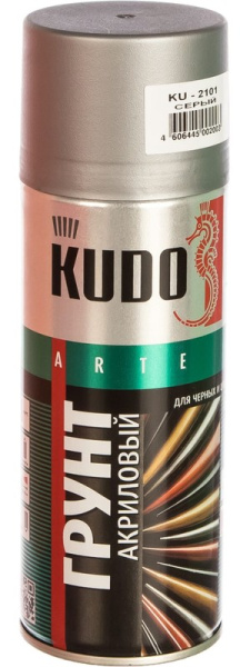 ГРУНТ АЭРОЗОЛЬНЫЙ KUDO СЕРЫЙ ГРУНТ АЭРОЗОЛЬНЫЙ KUDO СЕРЫЙ
