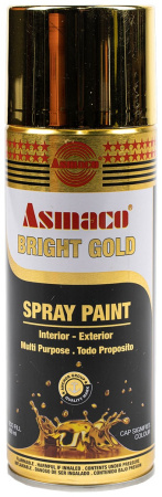 АЭРОЗОЛЬНАЯ КРАСКА #21 BRIGHT GOLD СВЕТЛО-ЗОЛОТОЙ 400 МЛ ASMACO